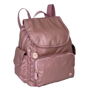 Mochila Média com Tampa Paul Frank Rose