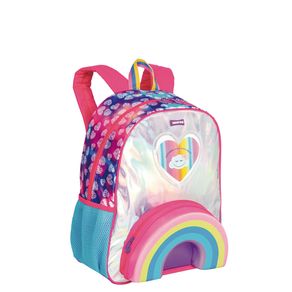 Mochila Grande Sestini 21X Arco Íris Colorido