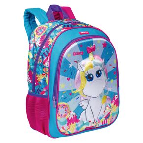 Mochila Grande Sestini 20X Unicórnio Colorido