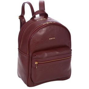 Mochila Grande Sestini Skin Marrom - Pinhão