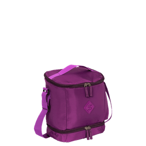 Lancheira Fitness 2 Compartimentos Sestini Lunch Roxo - Cintilante